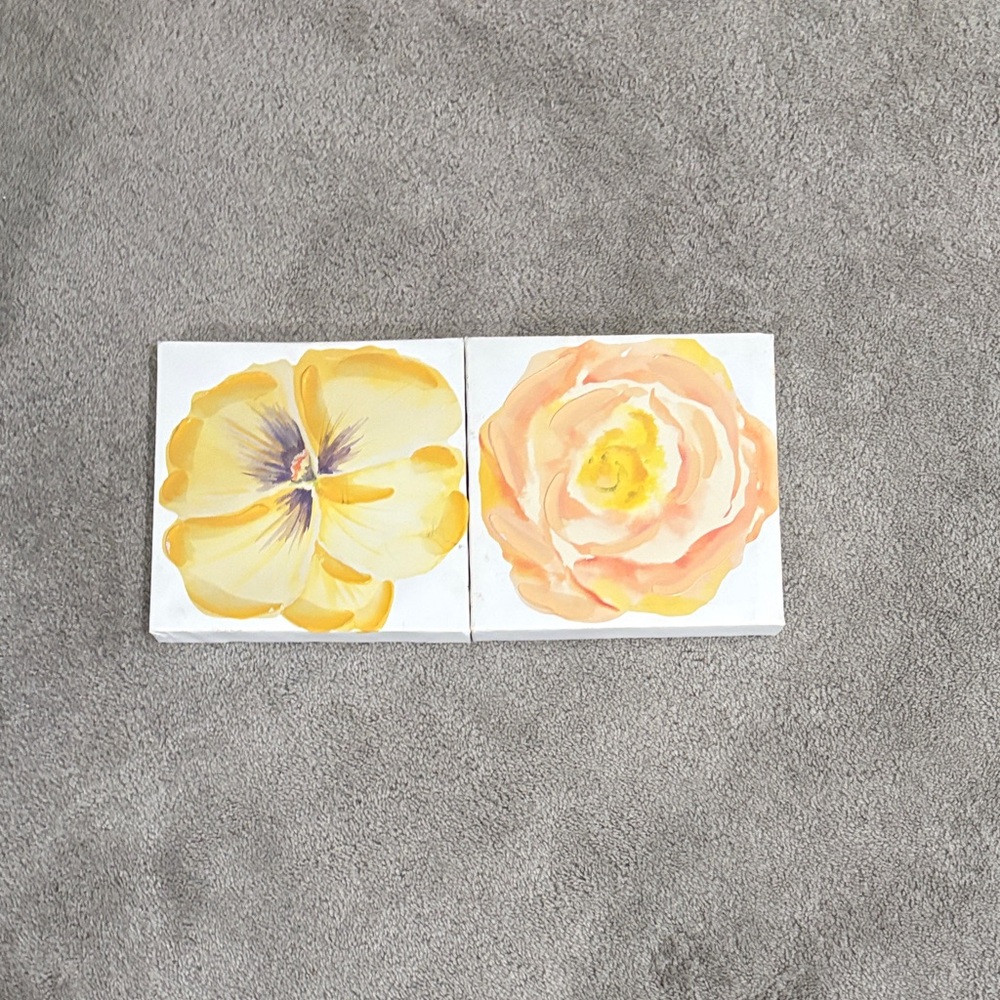 Floral Canvas Art Set